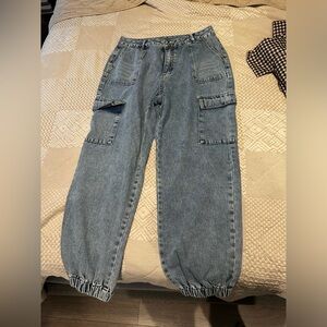 Jean joggers